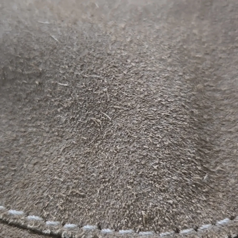 Irving Posluns 1970s Suede Coat Leather Jacket with Gold Hardware 70s Retro Fall - Picture 13 of 16